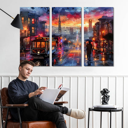 City View Wall Art Canvas For Living Room