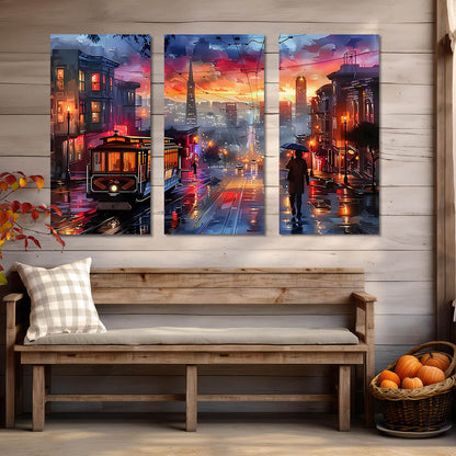 City View Wall Art Canvas For Living Room