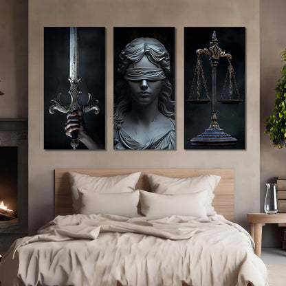 Goddess Of Justice Wall Art Canvas For Living Room