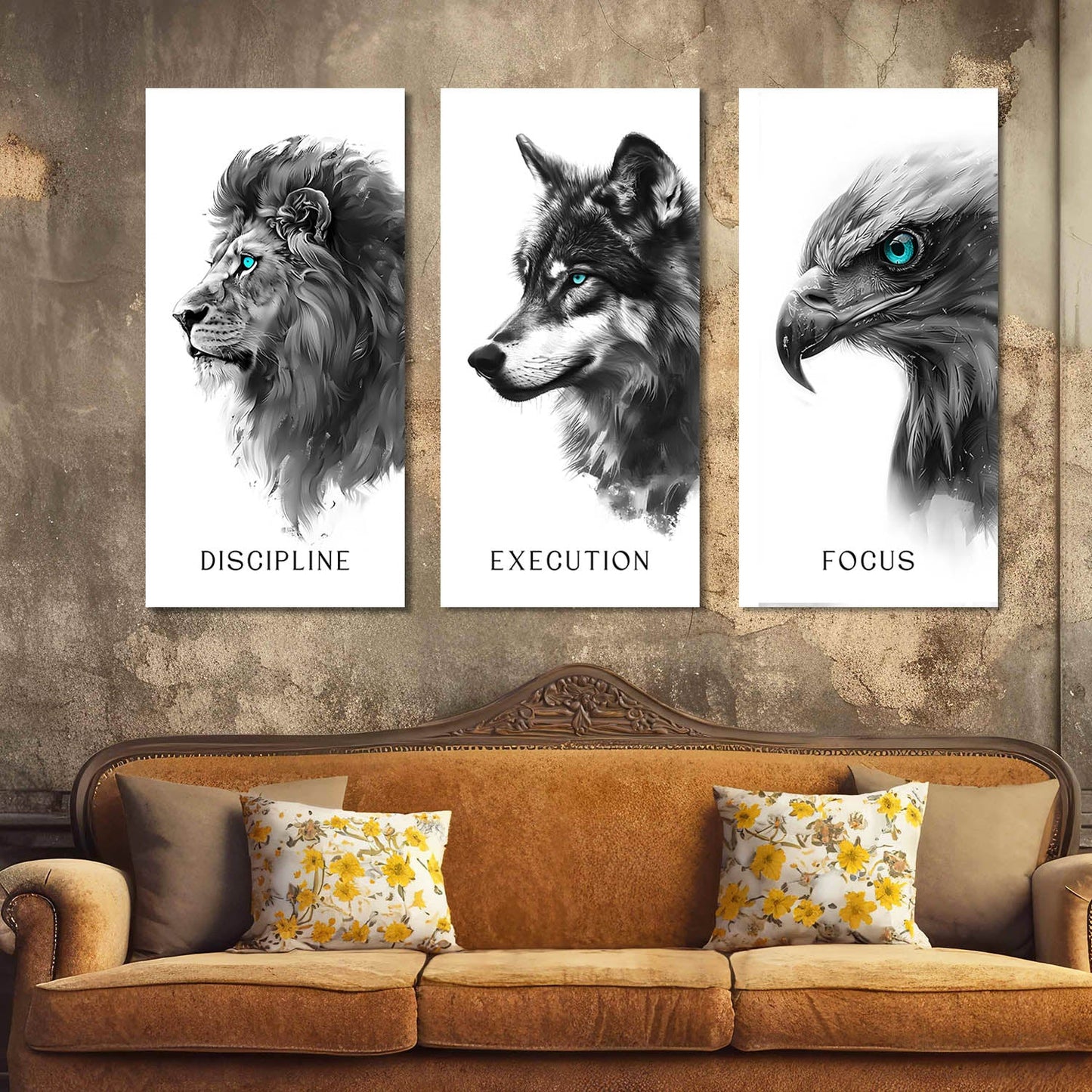 Motivational Wall Art Canvas For Living Room