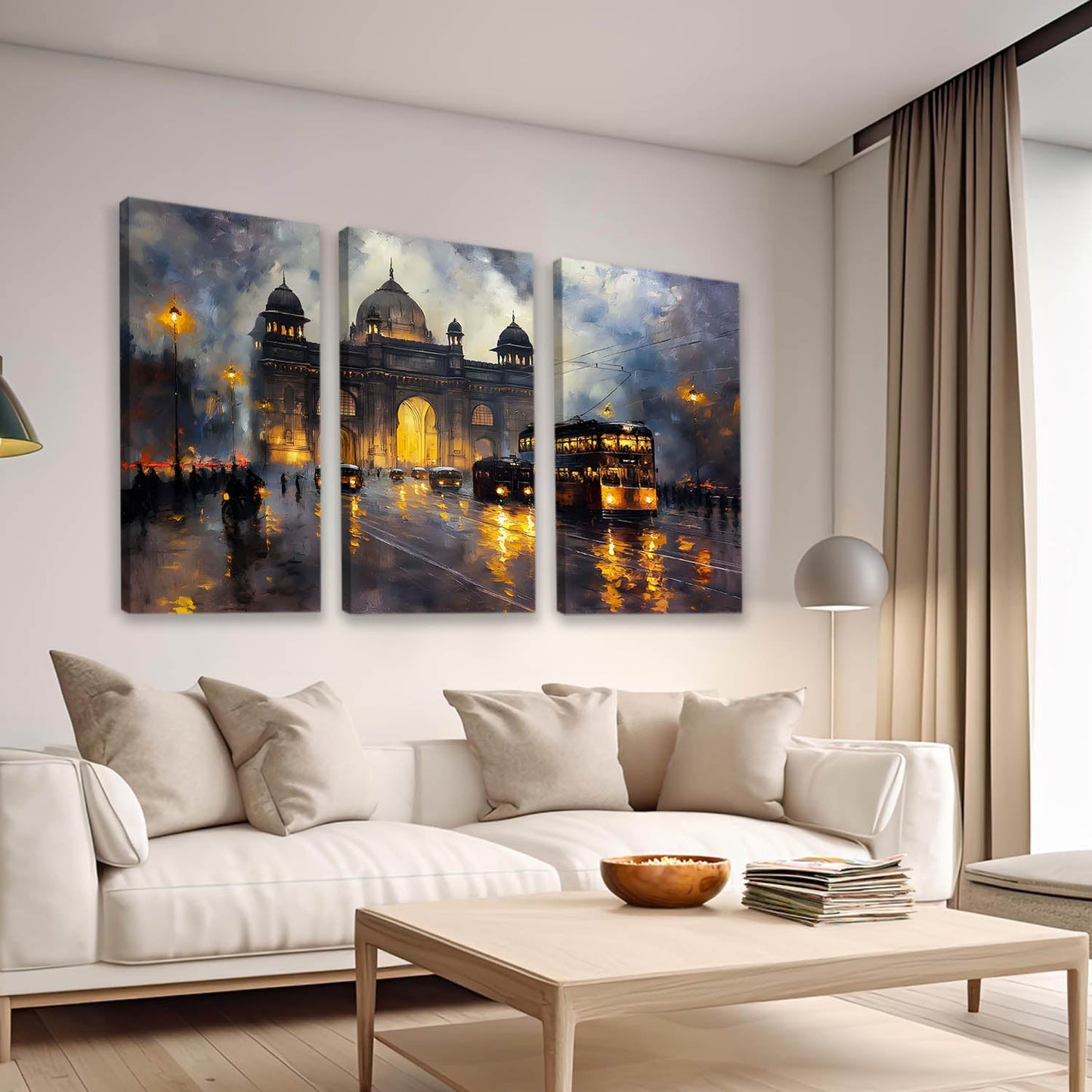 City View Wall Art Canvas For Living Room