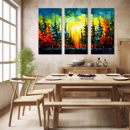 Nature Inspired Wall Art Canvas For Living Room