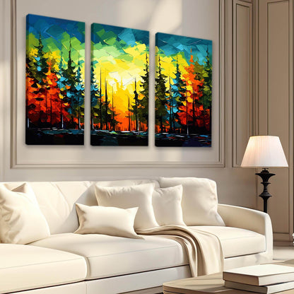 Nature Inspired Wall Art Canvas For Living Room