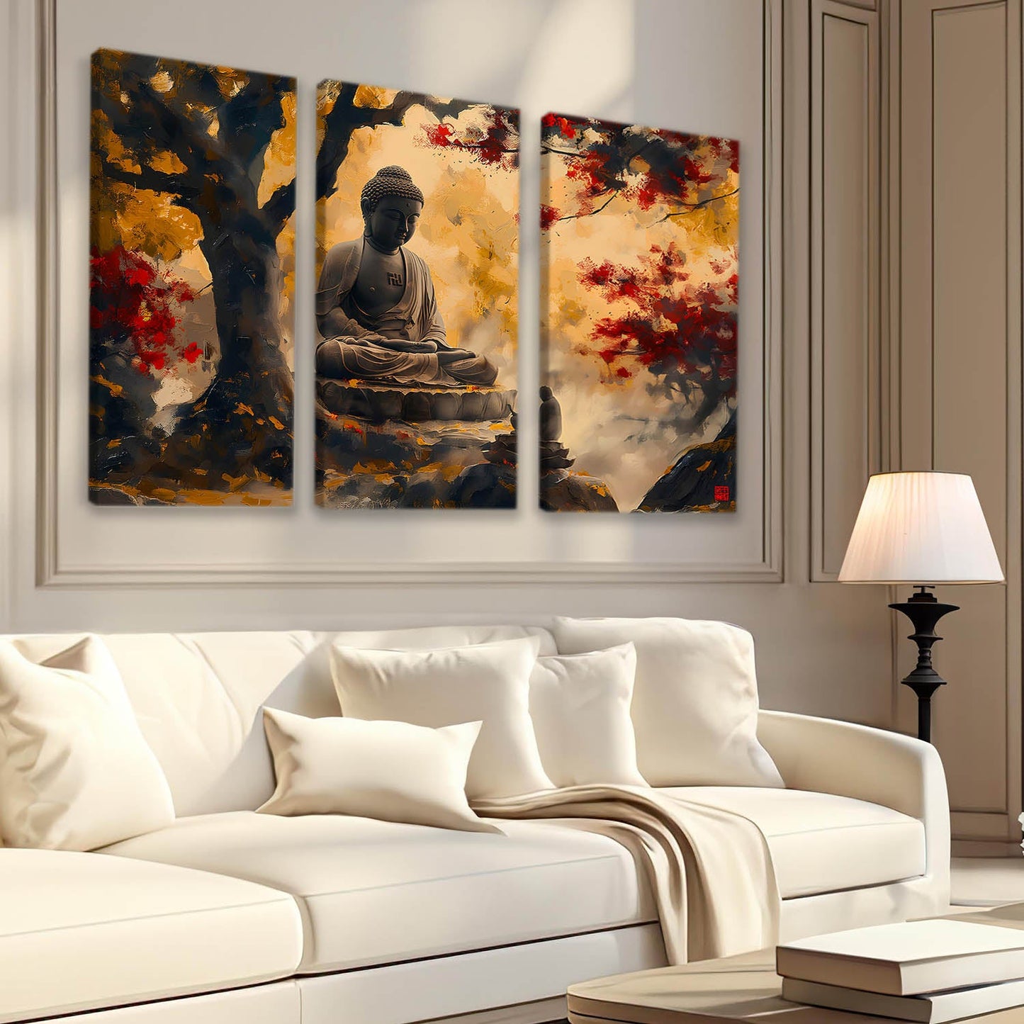 Buddha Wall Art and Décor Canvas For Living Room