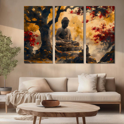 Buddha Wall Art and Décor Canvas For Living Room