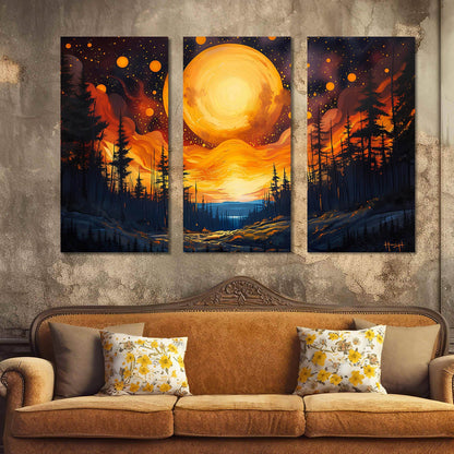 Abstract Wall Art and Décor Canvas For Living Room