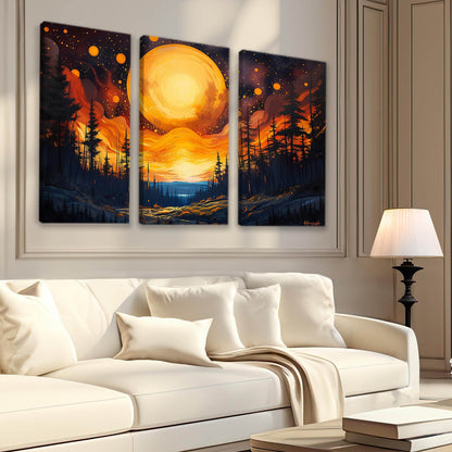 Abstract Wall Art and Décor Canvas For Living Room