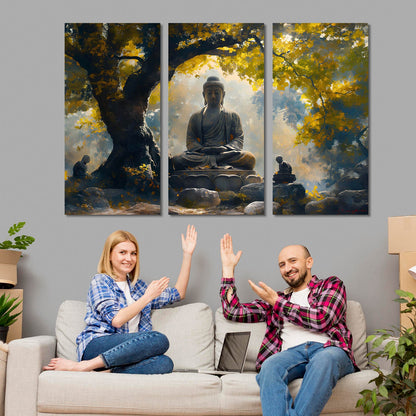 Buddha Wall Art and Décor Canvas For Living Room