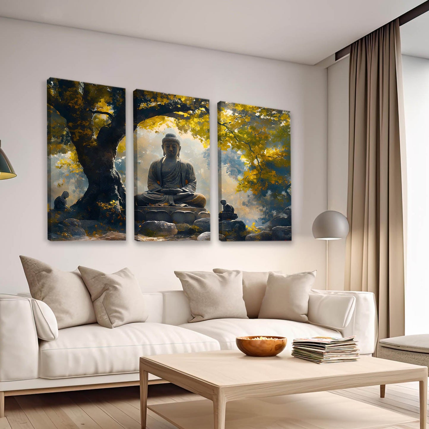 Buddha Wall Art and Décor Canvas For Living Room