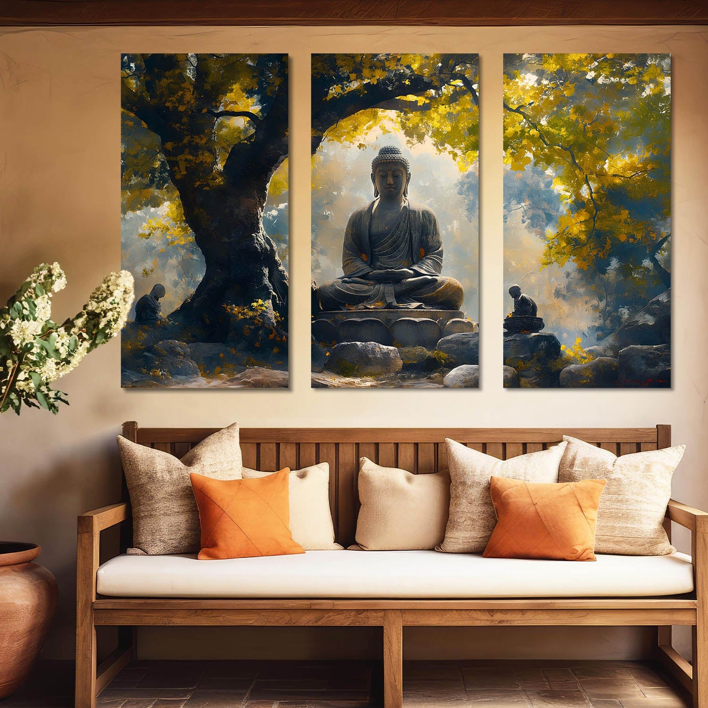 Buddha Wall Art and Décor Canvas For Living Room