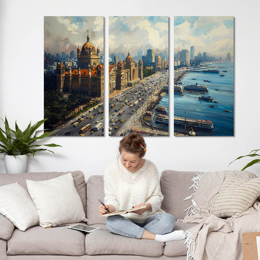 City View Wall Art and Décor Canvas For Living Room