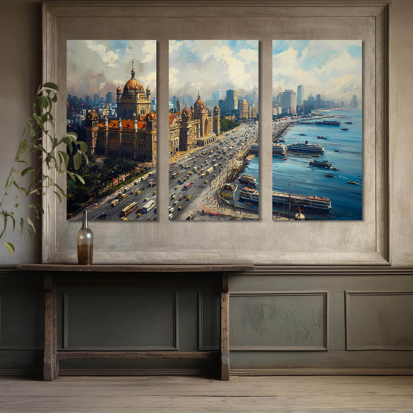 City View Wall Art and Décor Canvas For Living Room