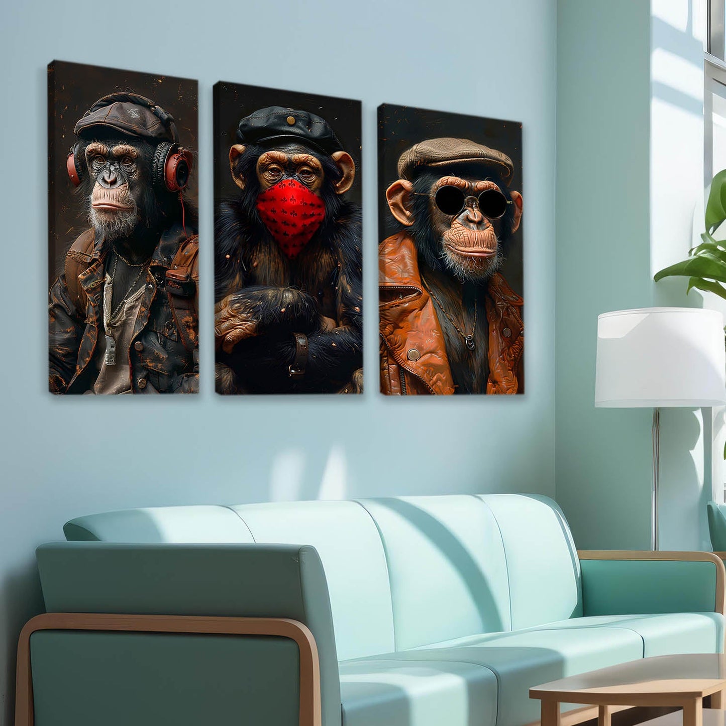 Cool Monkey Canvas For Home Décor And Living Room