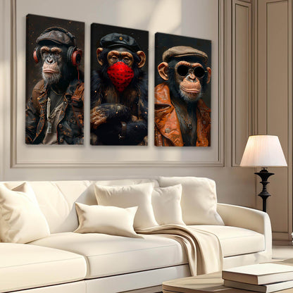 Cool Monkey Canvas For Home Décor And Living Room