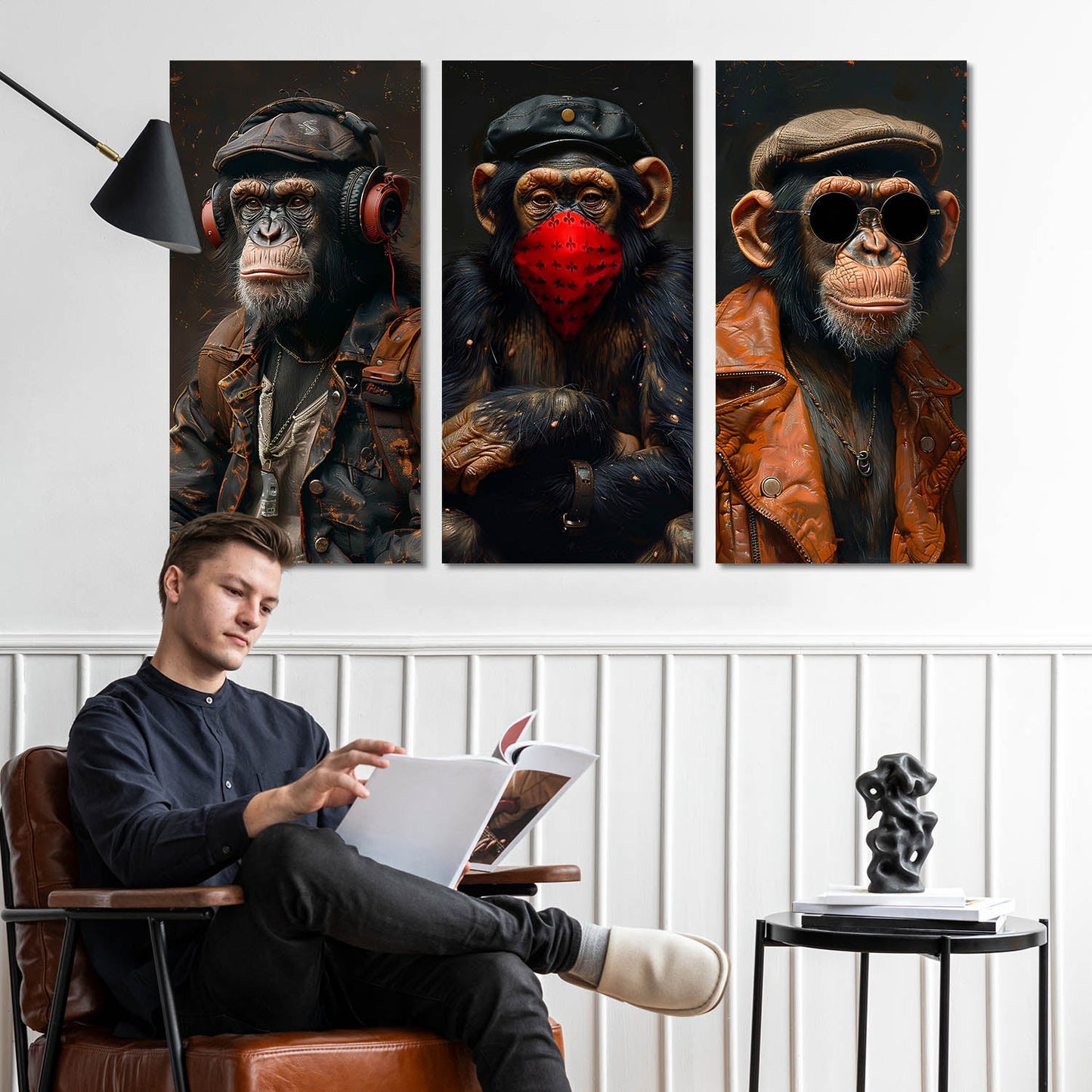 Cool Monkey Canvas For Home Décor And Living Room