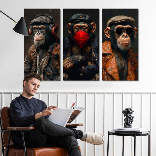 Cool Monkey Canvas For Home Décor And Living Room