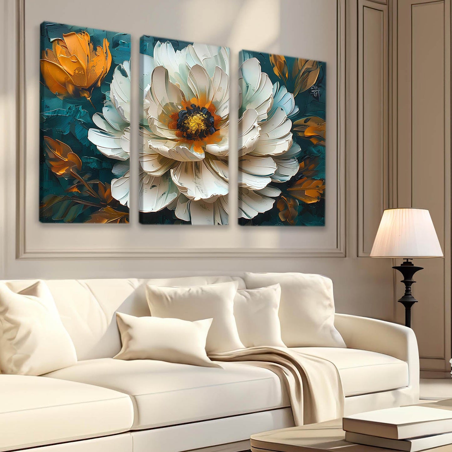 Floral Canvas For Home Décor And Living Room