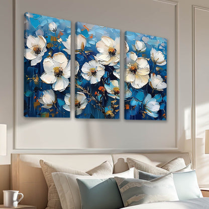 Floral Wall Canvas For Home Décor And Living Room