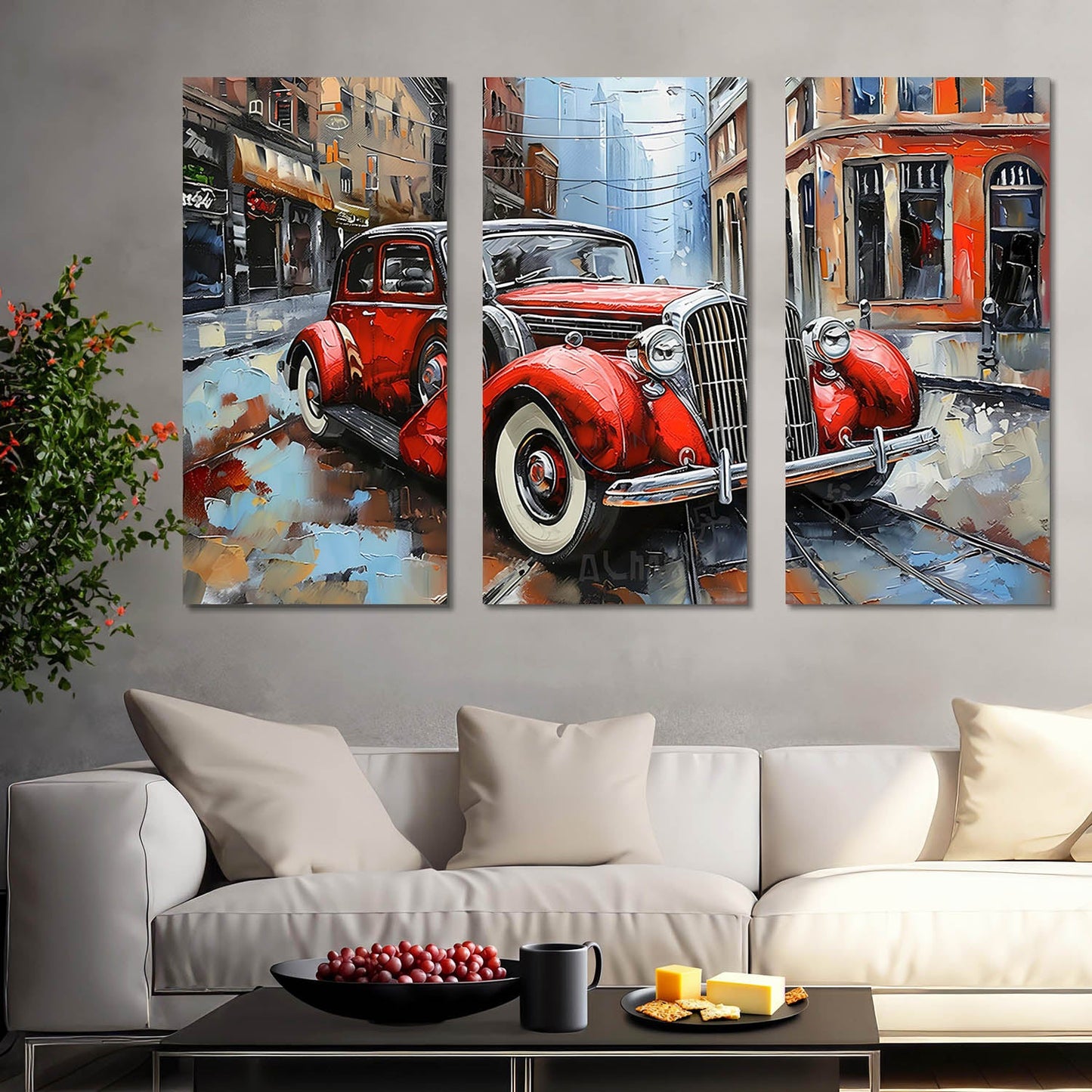 Modern Car Art Wall Canvas For Home Décor And Living Room