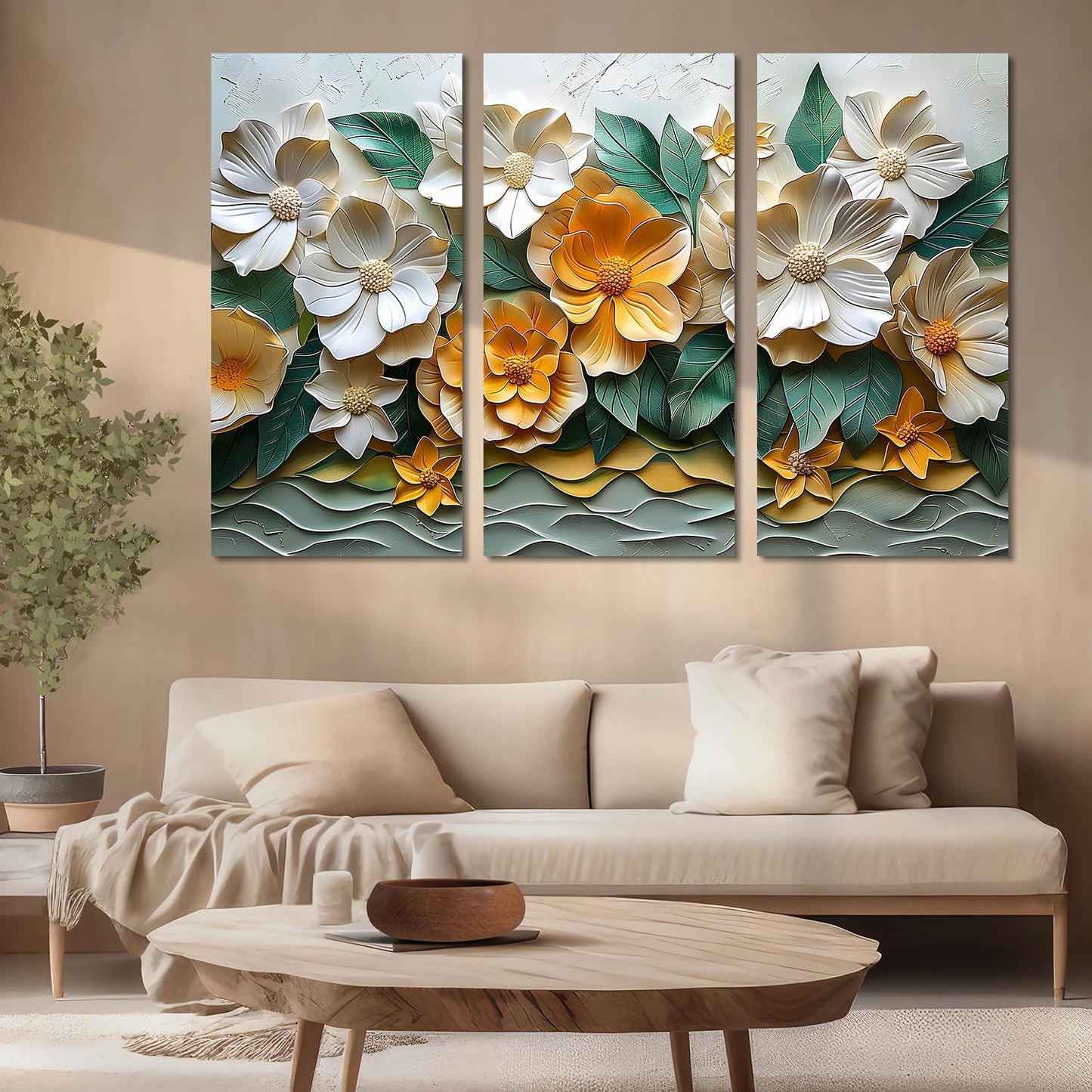 Vibrant Modern Art Wall Canvas For Home Décor And Living Room