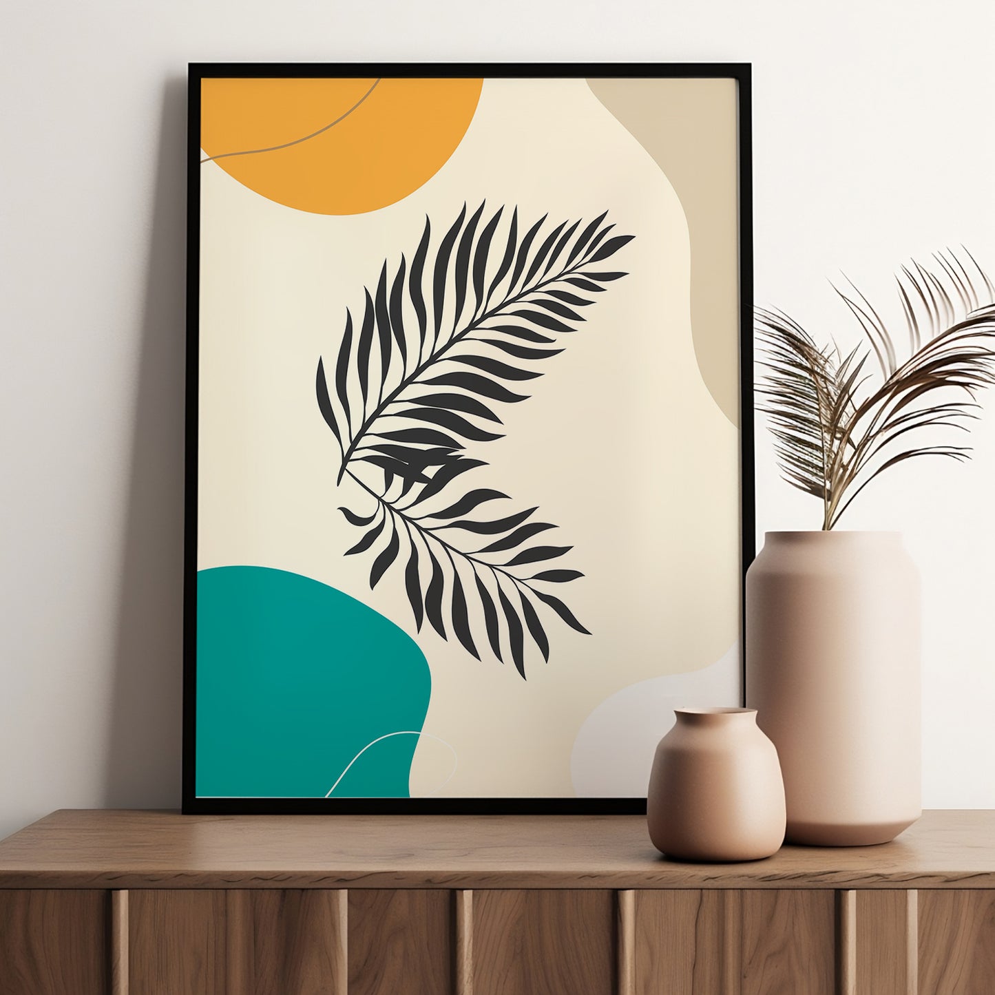 Nature-Inspired Wall Art Posters - Elegant Framed Decor for Home and Office