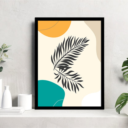 Nature-Inspired Wall Art Posters - Elegant Framed Decor for Home and Office