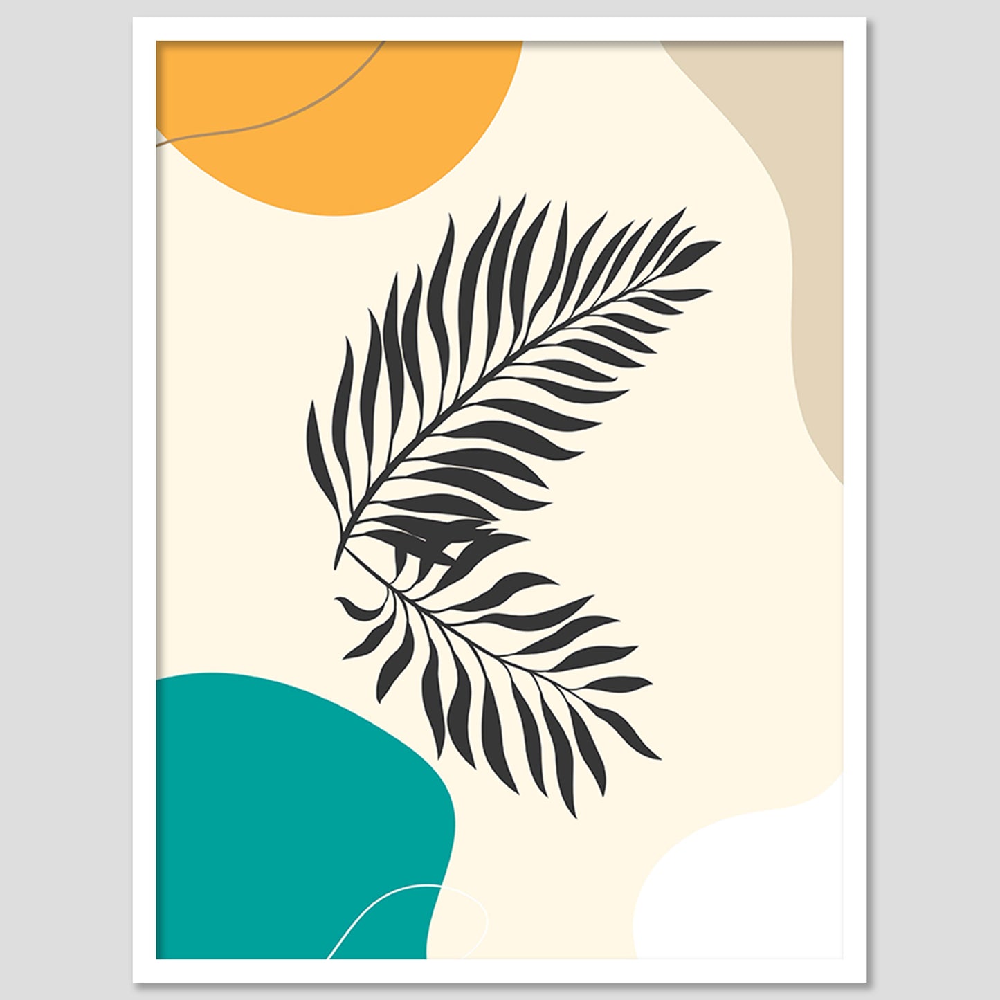 Nature-Inspired Wall Art Posters - Elegant Framed Decor for Home and Office