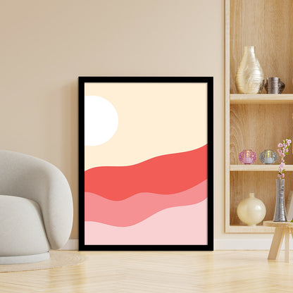 Minimalist Framed Art for Living Room Home and Office Wall Decor