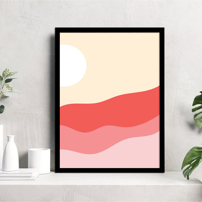 Minimalist Framed Art for Living Room Home and Office Wall Decor