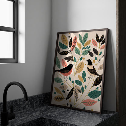 Natural Elegance: Sophisticated Framed Art for Modern Spaces