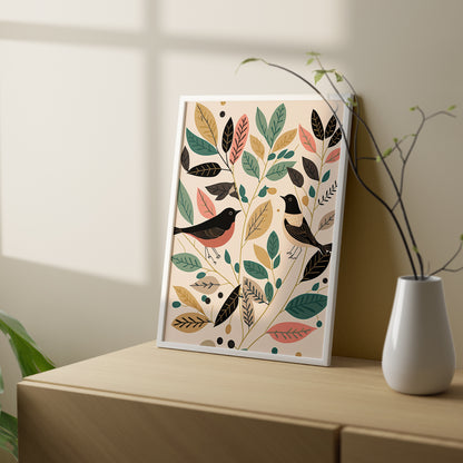 Natural Elegance: Sophisticated Framed Art for Modern Spaces