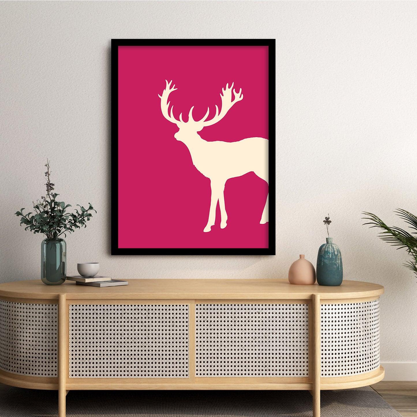 Sleek Minimalist Framed Art for Home Decor