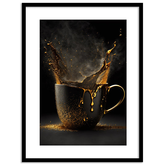 Elegant Framed Kitchen Posters - Perfect for Restaurant & Dining Room Wall Decor