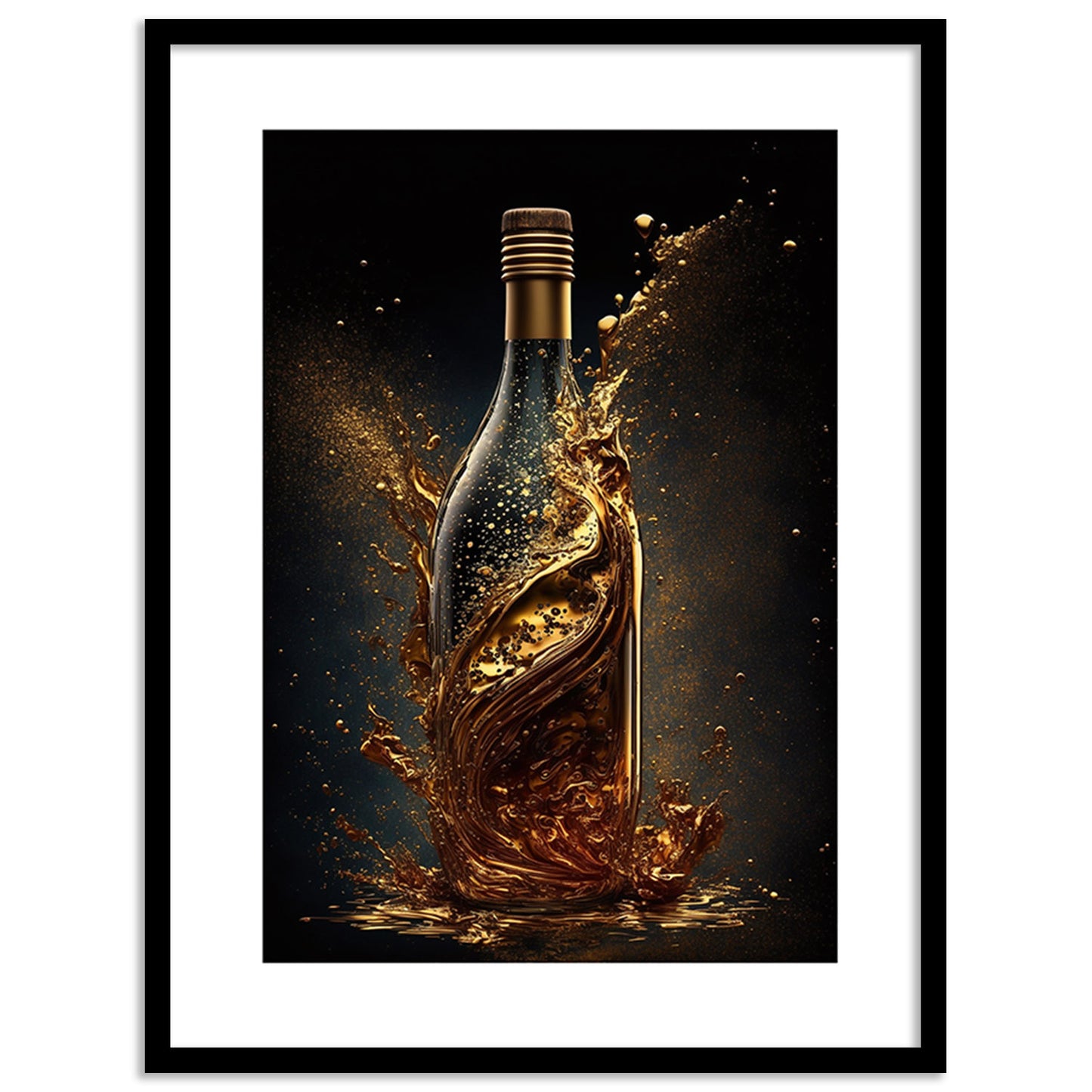 Elegant Framed Art Posters for Kitchen & Dining Room