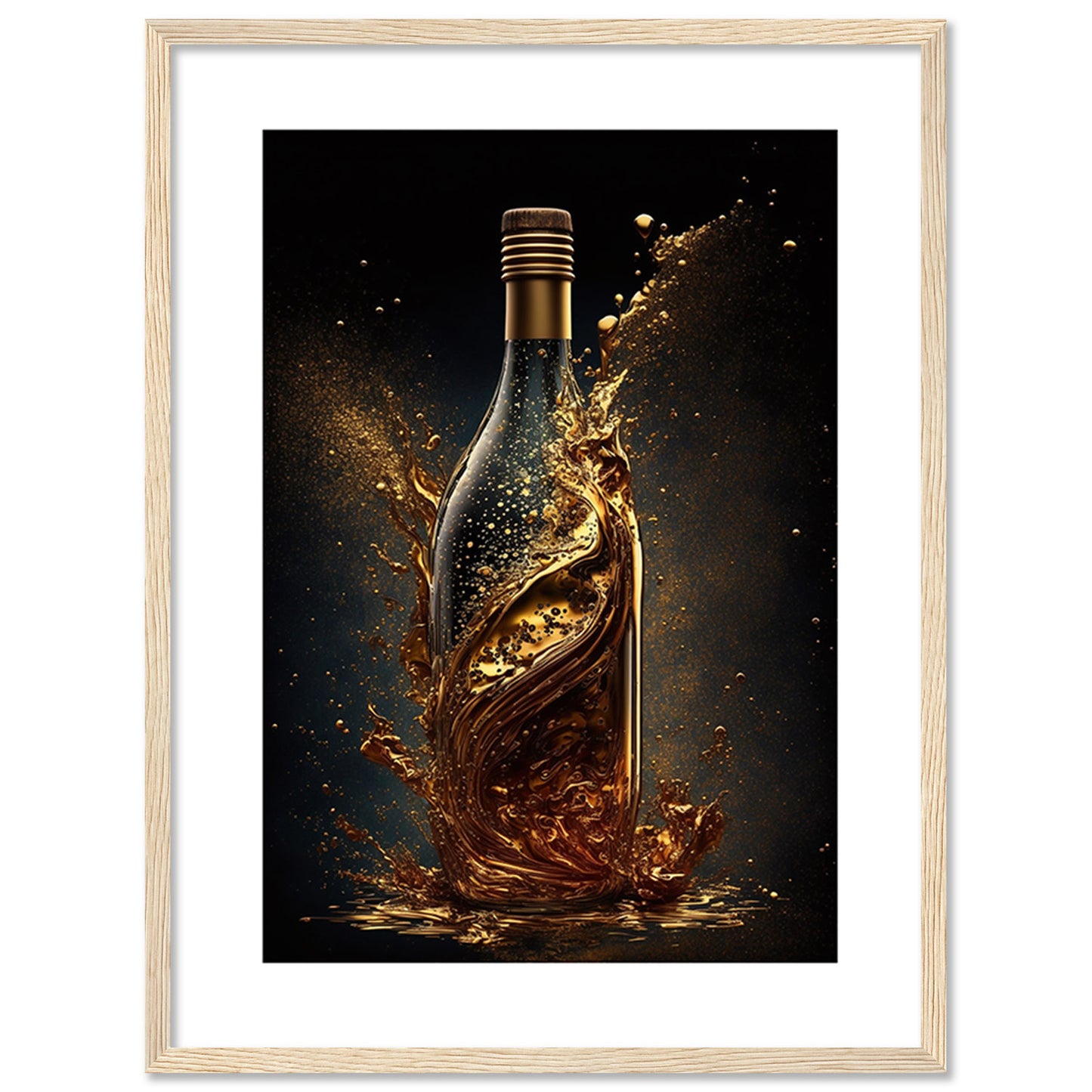 Elegant Framed Art Posters for Kitchen & Dining Room