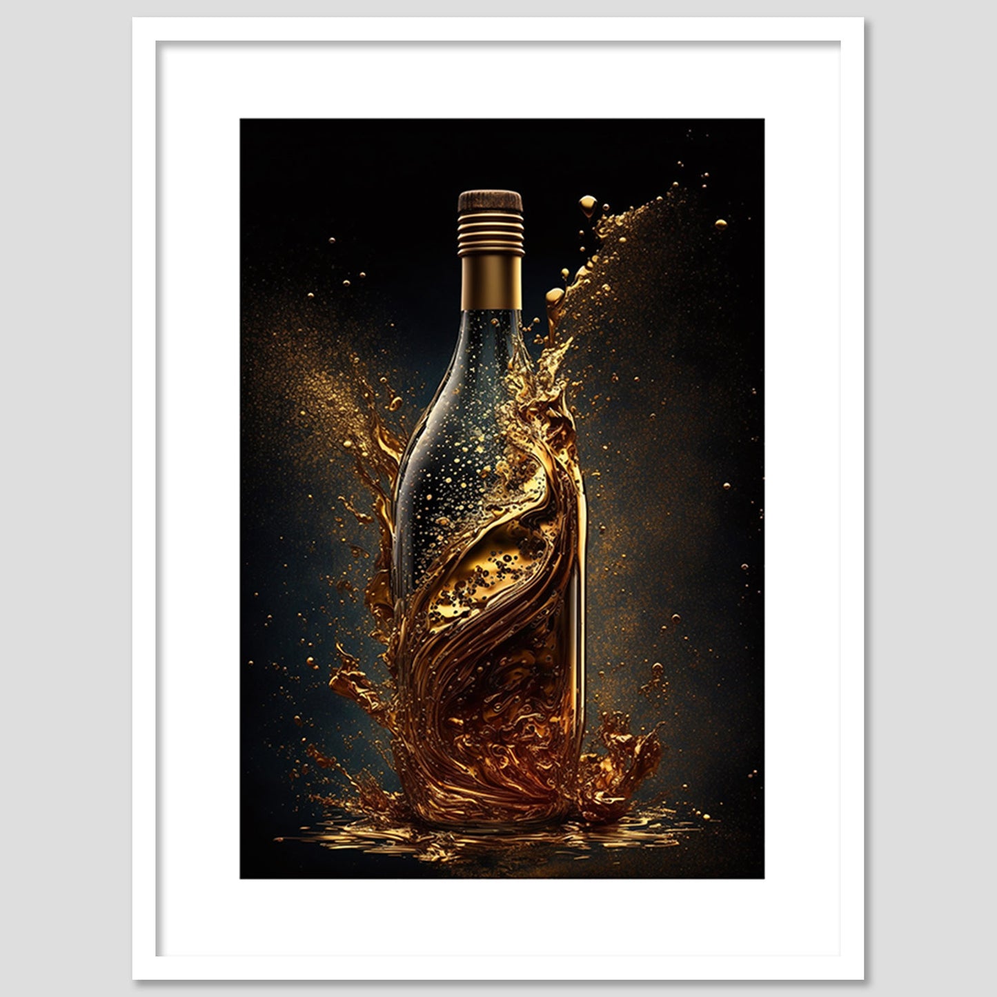 Elegant Framed Art Posters for Kitchen & Dining Room