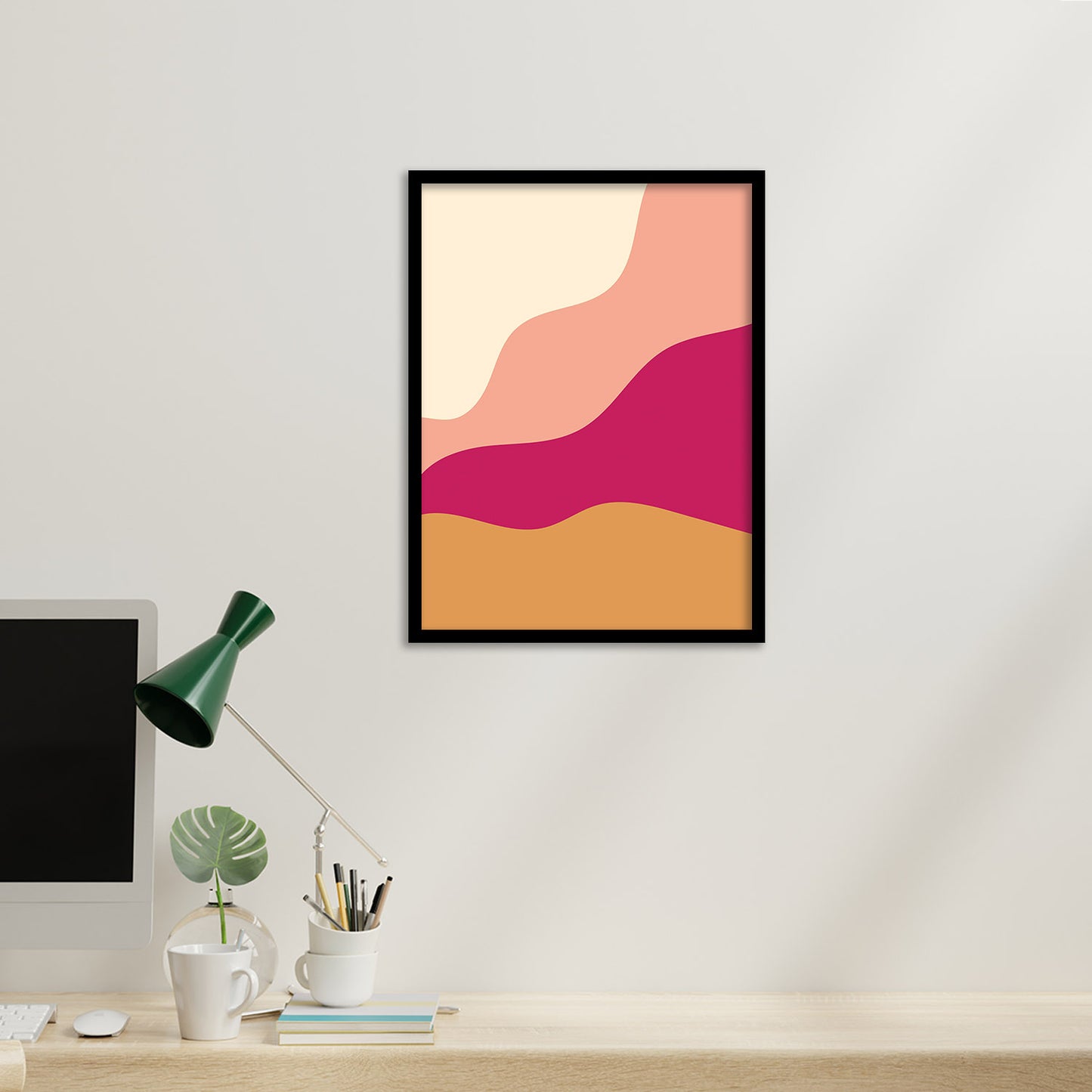 Sleek Minimalist Framed Art for Home Decor