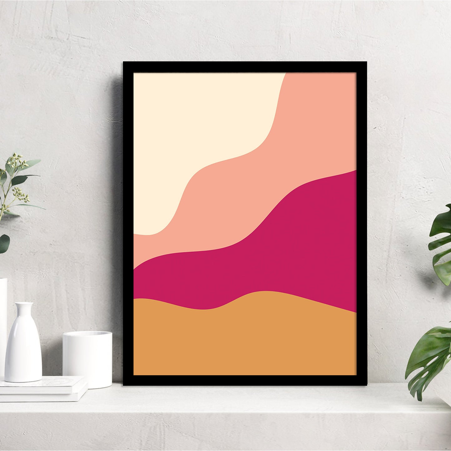 Sleek Minimalist Framed Art for Home Decor