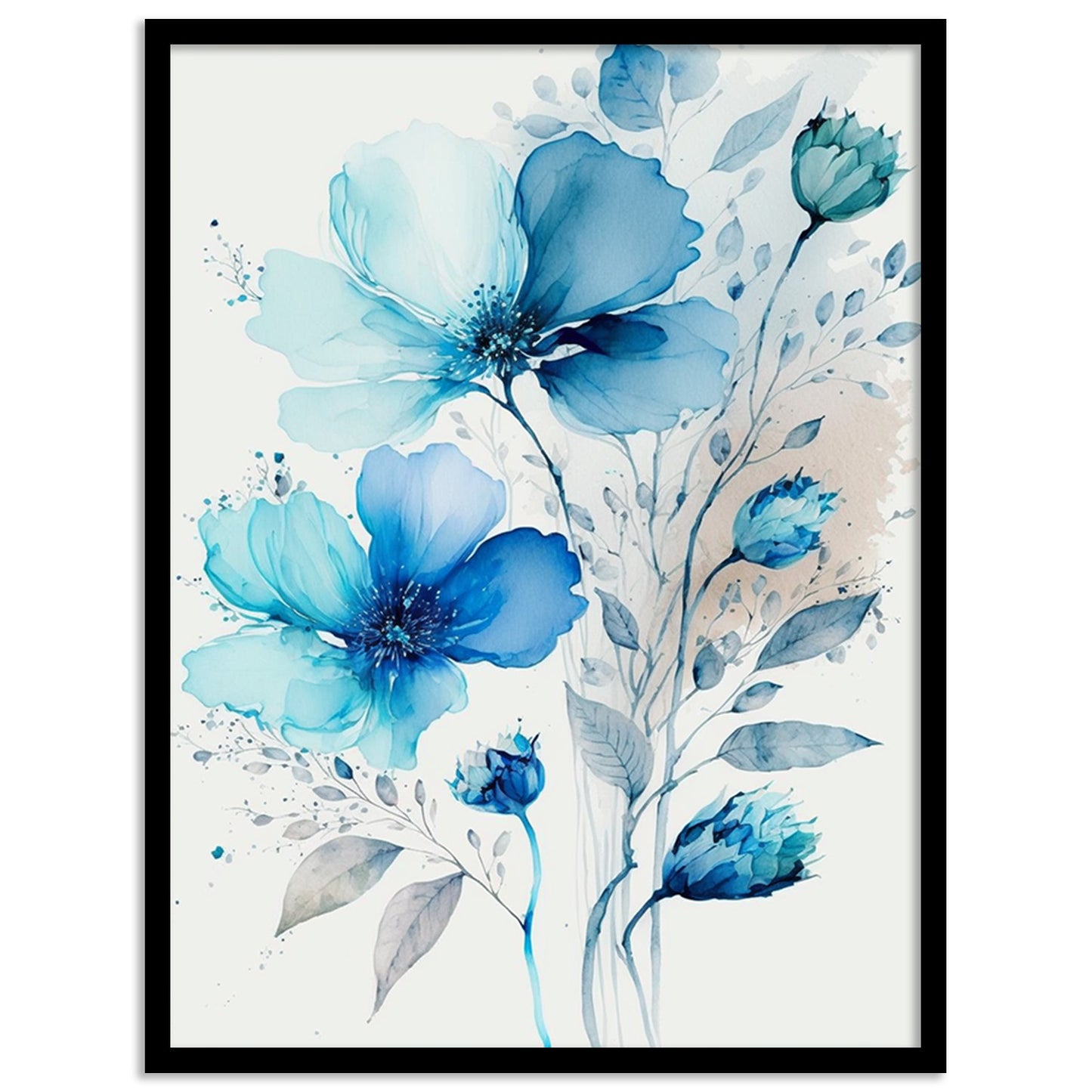 Artistic Framed Floral Posters to Revitalize Your Space