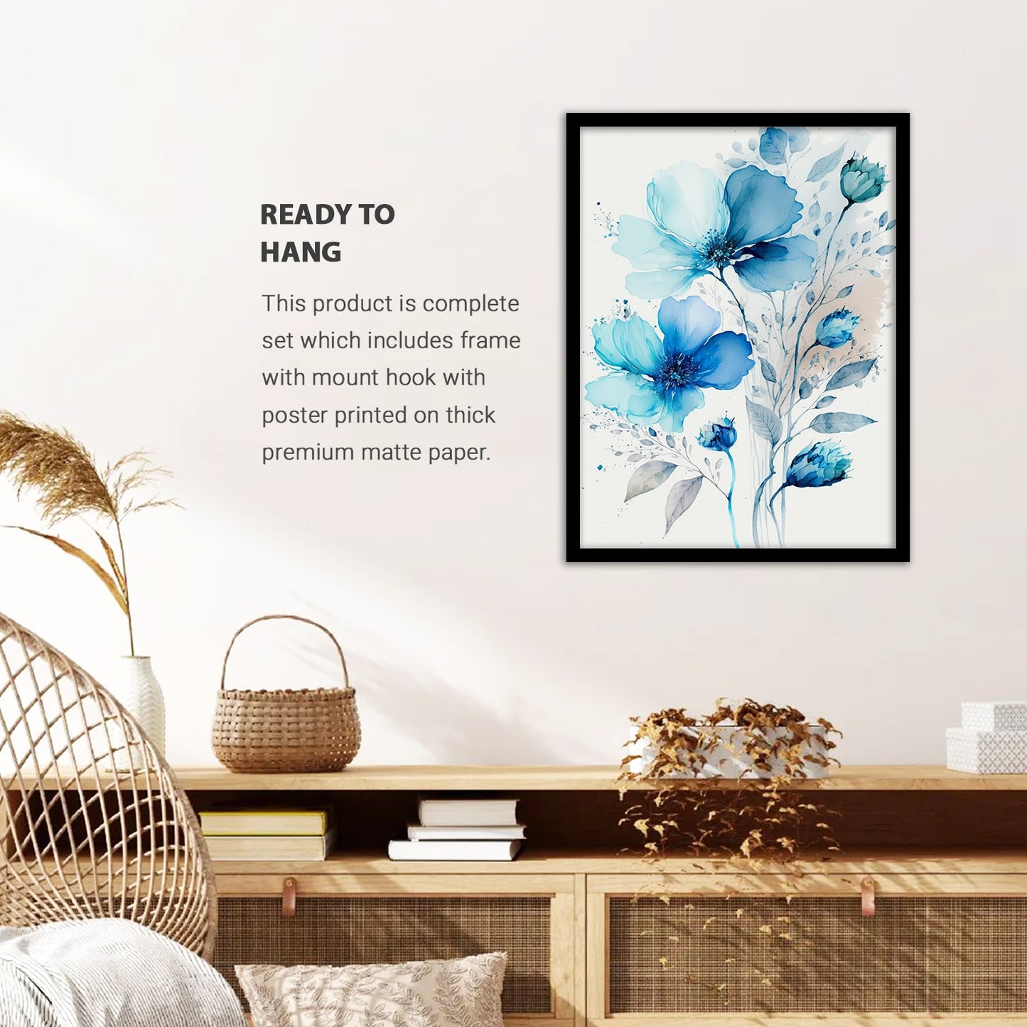 Artistic Framed Floral Posters to Revitalize Your Space