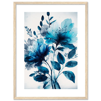 Vibrant Floral Framed Art for Home and Office Wall Decor