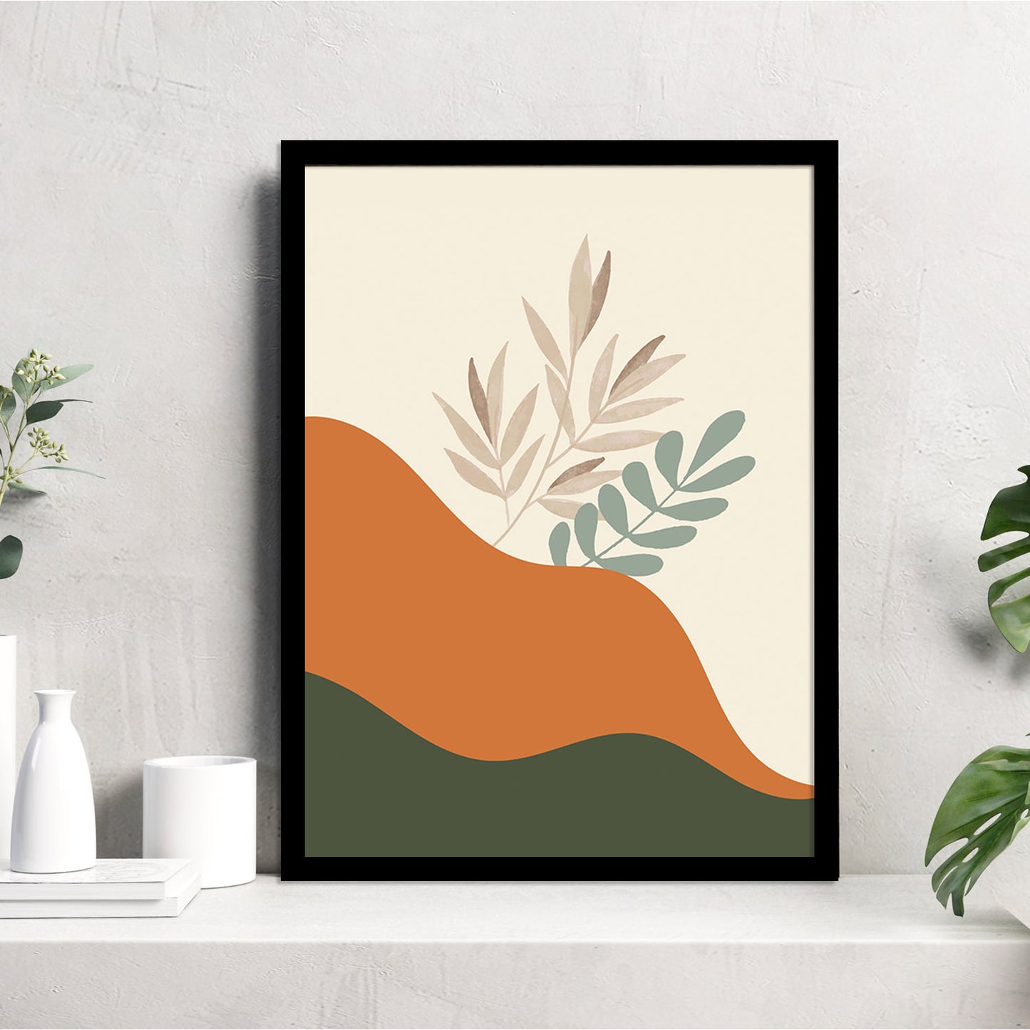 Sleek Minimalist Framed Art for Home Decor