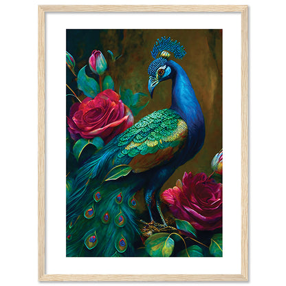 Vibrant Floral Framed Art for Home and Office Wall Decor