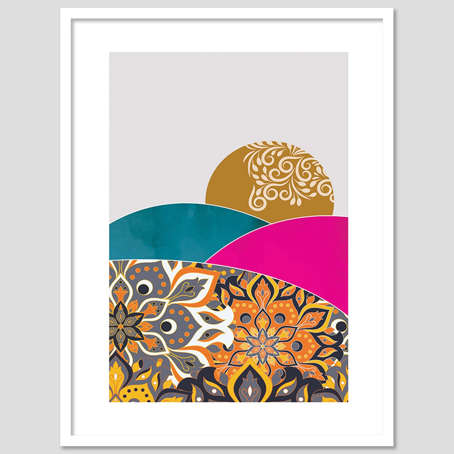 Modern Art Framed Prints for Home and Office Wall Decor