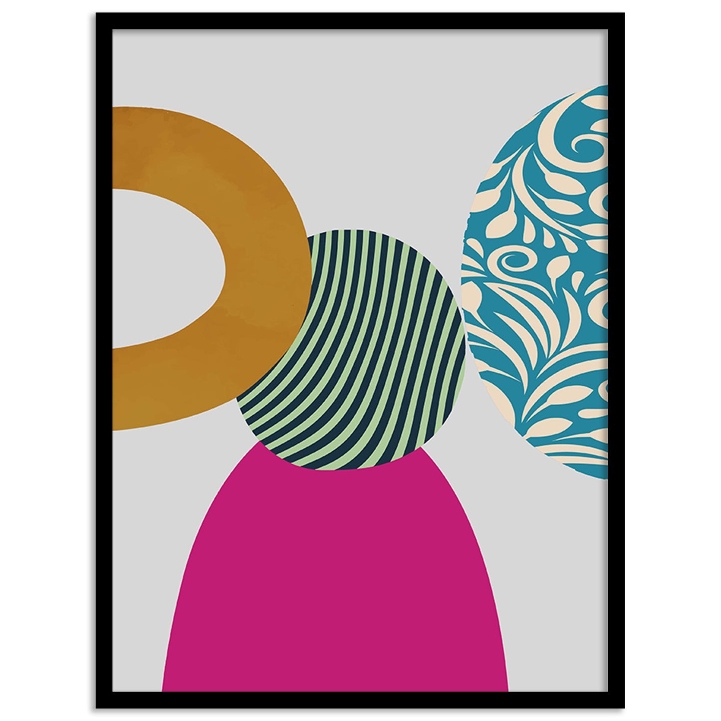 Modern Art Framed Prints for Home and Office Wall Decor