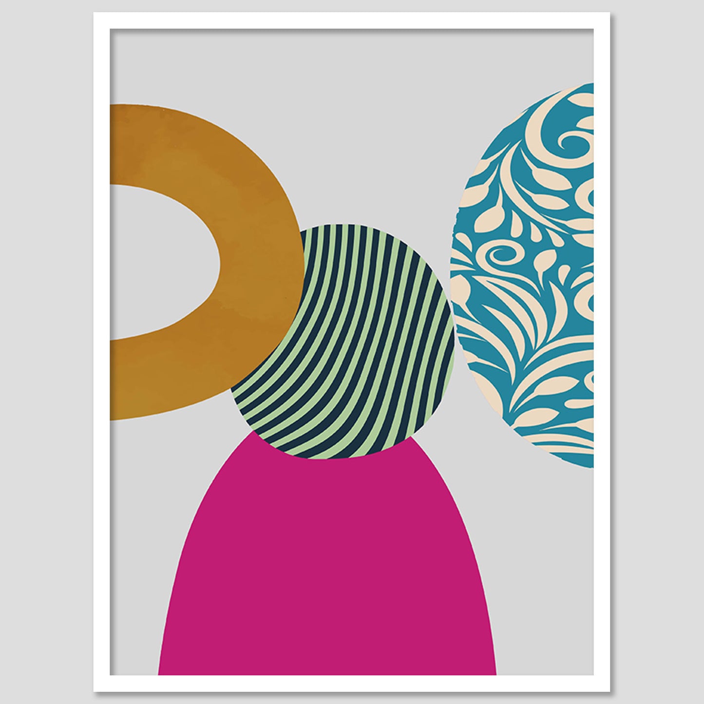 Modern Art Framed Prints for Home and Office Wall Decor