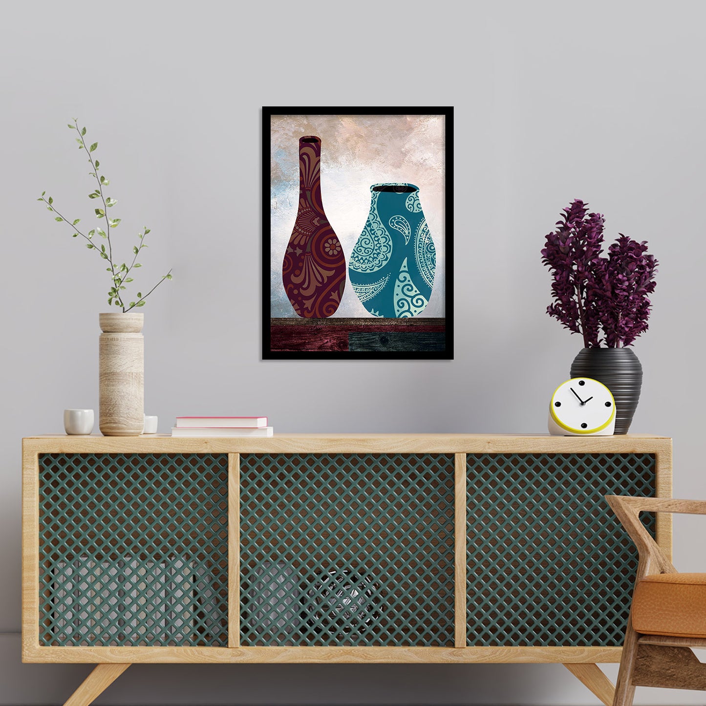 Modern Art Framed Prints for Home and Office Wall Decor