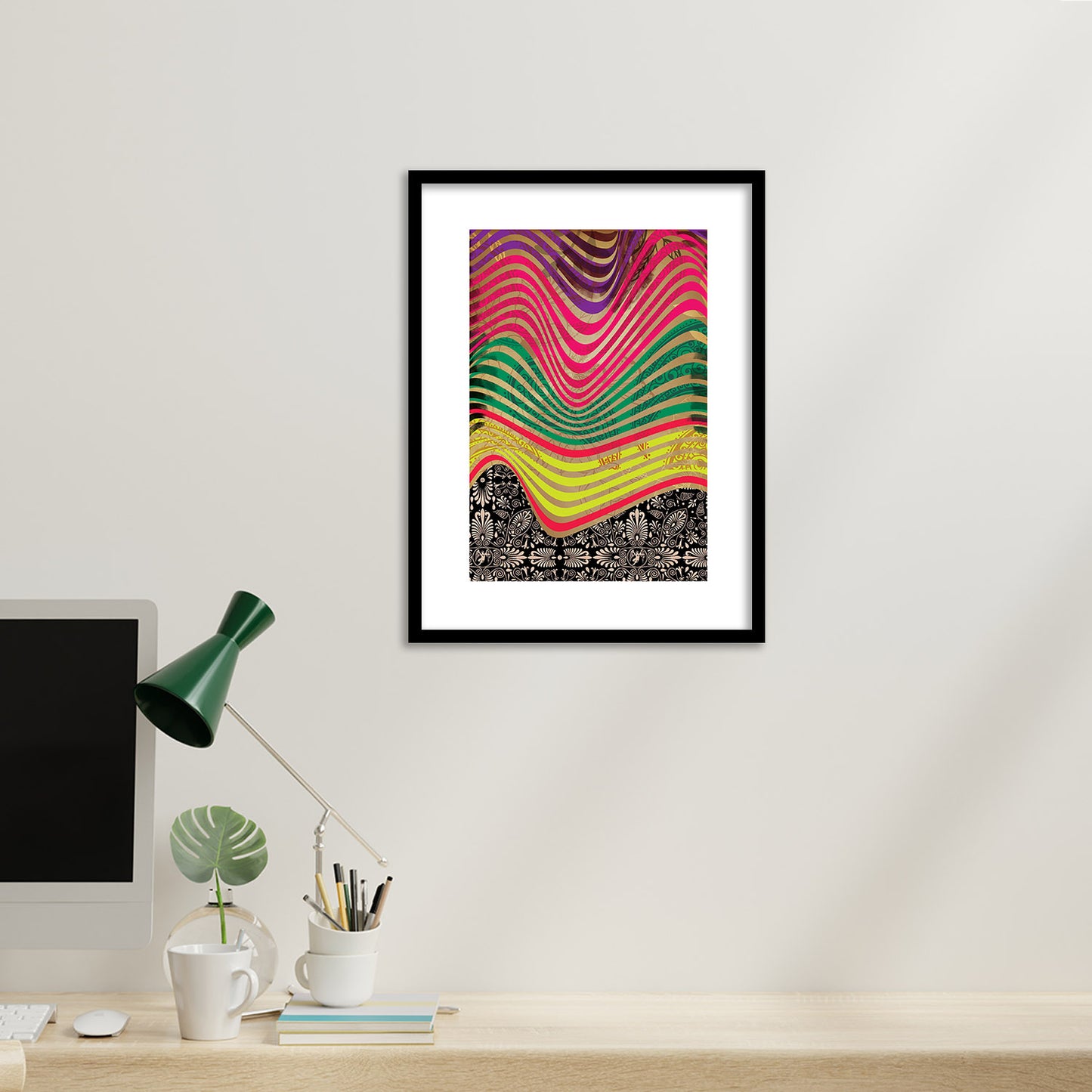 Modern Art Framed Prints for Home and Office Wall Decor