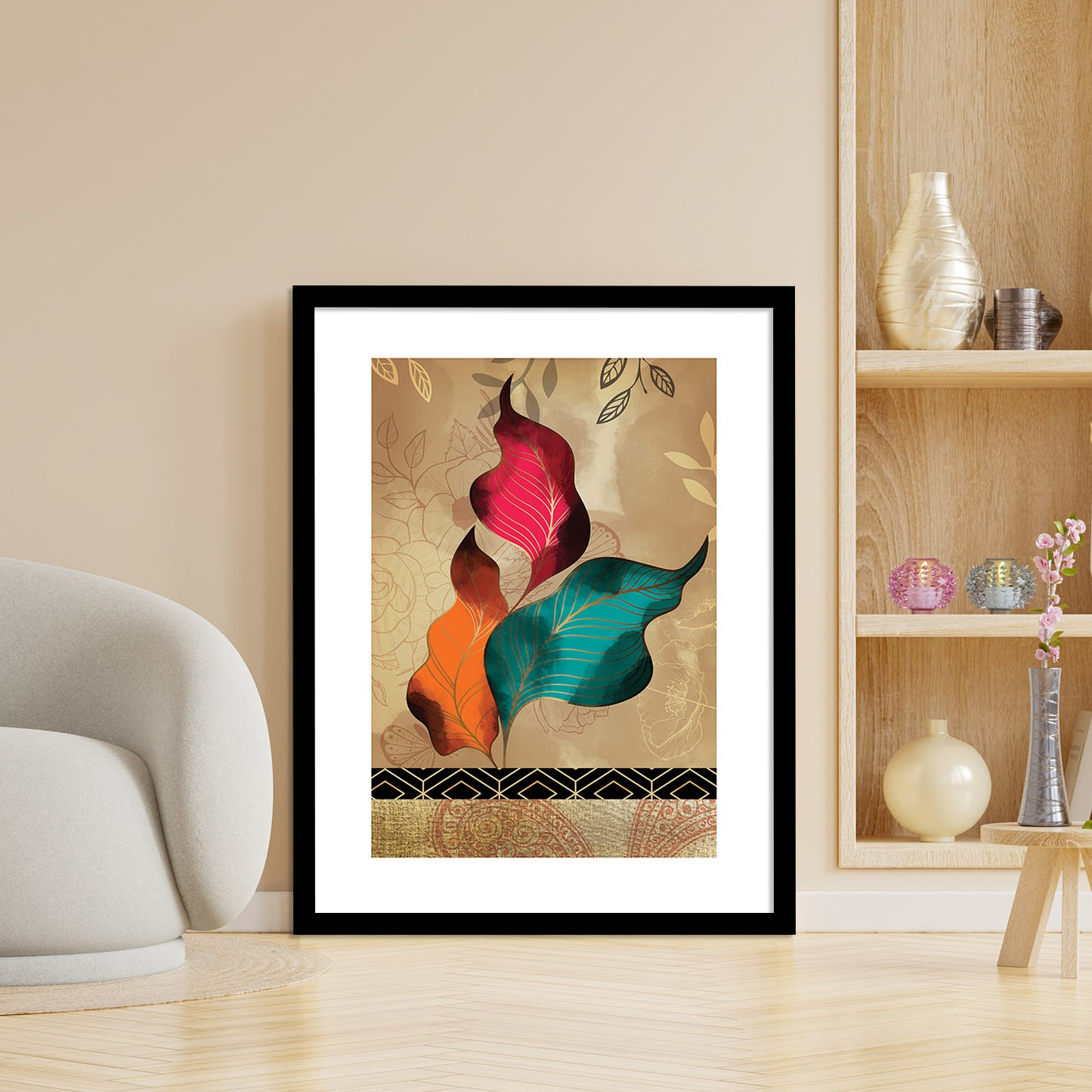 Modern Art Framed Prints for Home and Office Wall Decor