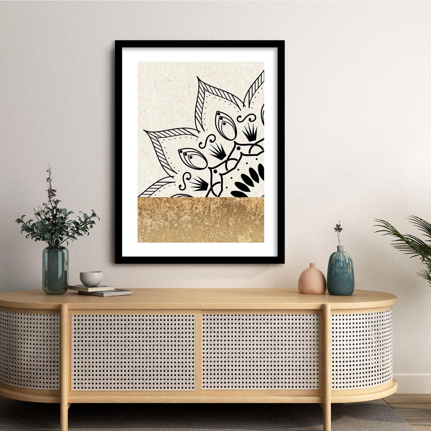 Modern Art Framed Posters for Home & Office Decor